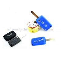 button remote key silicon cover / silicone car key cover case