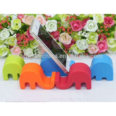 Promotional Silicone Elephant Shape Mobile phone holder/silicone smartphone stand